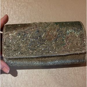 vintage beautiful beaded couch in great shape